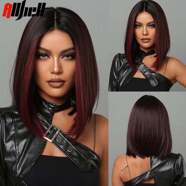 jw-medium-length-synthetic-wigs-middle-part-wine-highlights-straight-wig-resistant-for