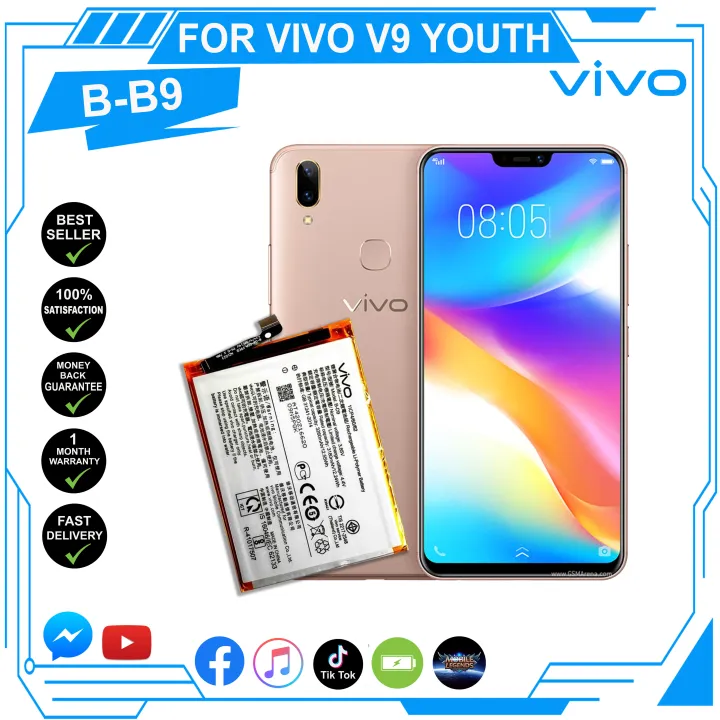 Vivo V9 Youth Built-in Battery Model: B-D9 (3260mAh) Original Equipment ...