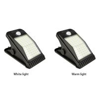 72LED Solar Clip Light IP65 Waterproof Human Body Sensor Wall Lamp Garden Lights for Outdoor Garden and Terrace