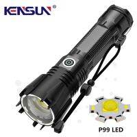 Strong Light P90 Flashlight Charging Super Bright Distant Light Outdoor Spotlight Telescopic Zoom High-power LED Torch