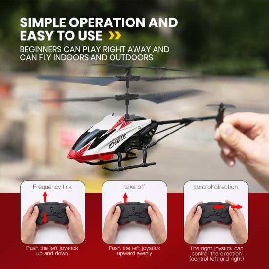 Holy stone&deerc de51 mini metal rc remote control helicopter altitude - ảnh sản phẩm 4