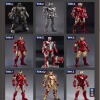 ZD อะนิเมะของเล่น I RON Man มหัศจรรย์ตำนาน Mk42 Mk43เครื่องสงคราม Mk50 Mk2 Mk3 Mk5 Mk6 Mk7โทนี่ Stark รุ่นแอ็คชั่นของขวัญ