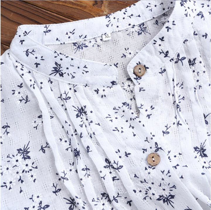 2022-womens-shirt-v-neck-pleated-floral-print-long-sleeve-casual-dress