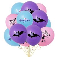 【CC】 10/20pcs 12inch Vampirina Inflatable Happy Birthday Vampired Balloons