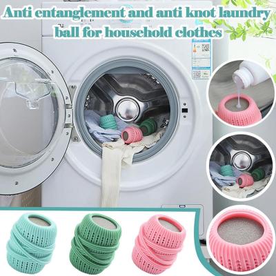 Liquid Laundry Ball Anti Entanglement Laundry Ball Filter Clothes Ball Removal Care Hair W8Q0