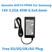 2ปีของแท้14V 3.22A 45W 2.86A 2.5A A4514 FPNA แหล่งจ่ายไฟ AC Adapter สำหรับ Samsung U28E590D S27D590CS CF390 LED MONITOR Charger