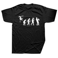 Funny Evolution Saxophone Player T Shirts Graphic Streetwear Short Sleeve O Neck Harajuku  T shirt Mens Clothing XS-6XL