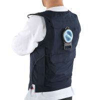 Cooling Vest Polyester TPU Water Circulation Adjustable Tightness Self Suction Pump Ice Vest Outdoor Activity Vest Towels