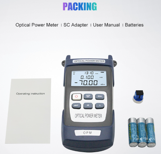 optical-power-meter-เครื่องทดสอบสายไฟเบอร์ออปติก-opm-fiber-optic-cable-tester-power-meter
