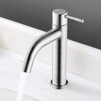 Cold Water Tap Stainless Steel Deck Mount Bathroom Faucet Balcony &amp; Garden Water Tapware