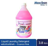 Maxclean White-S ผลิตภัณฑ์ซักผ้าสูตรเข้มข้น   กลิ่น EssencePink 3.8 ลิตร