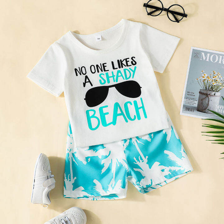 2Pcs Set Baju Baju Budak Lelaki 1 - 6 Tahun Bayi Boy Kasual Fesyen