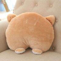 Universal Cute Soft Corgi Butt Shape Pillows Car Headrest Neck Rest Auto Neck Safety Cushion