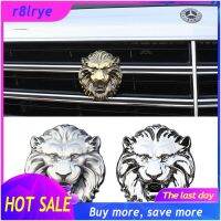 【Big Sale】3D หัวสิงโตด้านหน้า Grille สติกเกอร์หัวรถตราสัญลักษณ์กริลสติกเกอร์โครเมี่ยม3M สติกเกอร์รถ