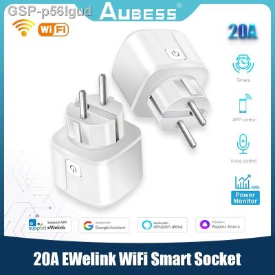 คุณภาพสูง □☃เต้าเสียบควบคุมด้วยเสียงผ่านปลั๊ก Wi-Fi 20A P56lgud มีจอรองรับยานเดกซ์ EWelink Alexa Home