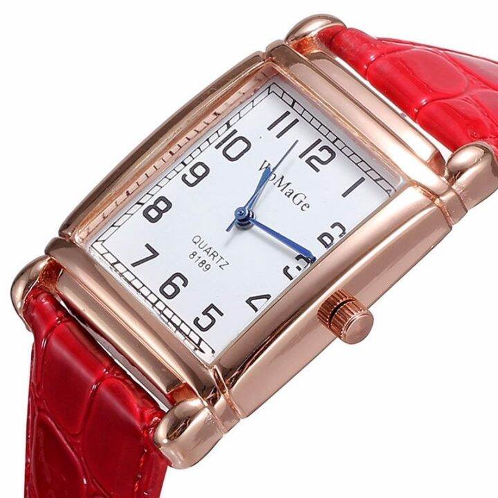 a-decent035-2022-newfor-women-squaregold-wristfashion-leatherwatches-ladieswatch-clock-montre-femme