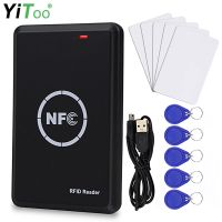 Premium RFID Reader Writer Duplicator  NFC Copier  Smart Card Programmer 125KHz 13.56MHz Decoder  T5577 UID Key Fobs Cards  USB TV Remote Controllers