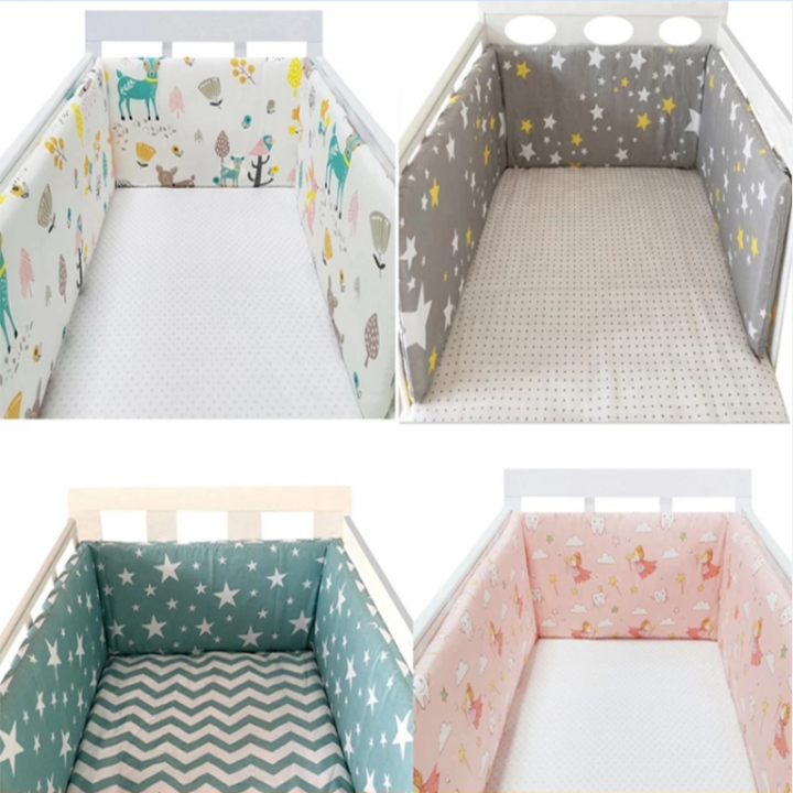 baby-cot-bumper-baby-head-protector-baby-bed-protection-bumper-printed-cotton-baby-bumpers-in-the-cribs-200-30-cm