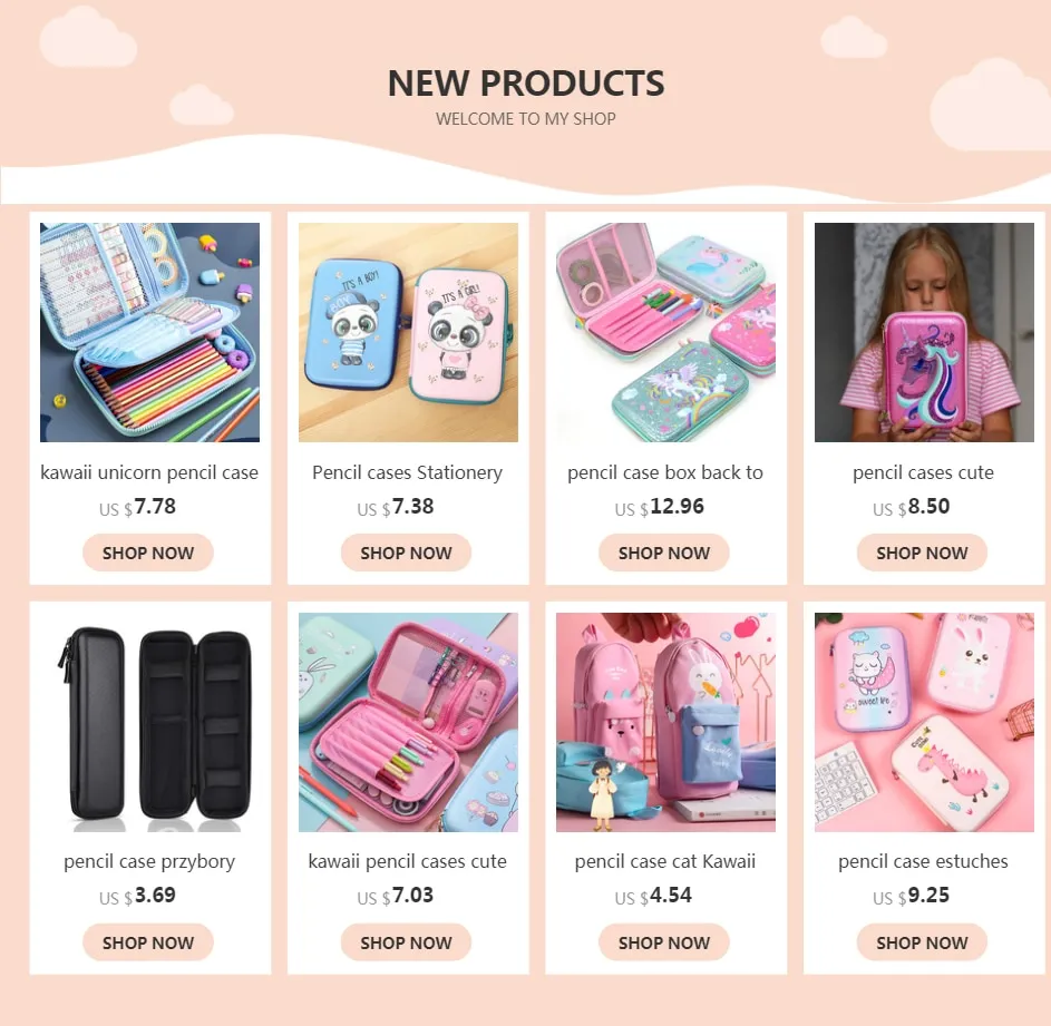 wholesale Pencil Bags Transparent Pencil Case Trousse Kawaii Stationery  Pencilcase Large Capacity Pen Case School Supplies Estuche Cute Pencil  Cases