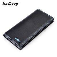 「Layor wallet」Baeller กระเป๋าสตางค์ทรงยาวผู้ชาย,กระเป๋าเงินมาตรฐานสีทึบกระเป๋าใส่โทรศัพท์กระเป๋าคลัทช์ผู้ชายที่ใส่การ์ดหนังสไตล์แฟชั่น