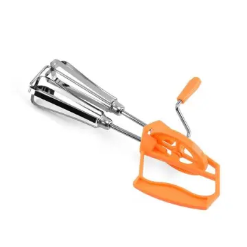 1pc Semi-automatic Rotary Egg Beater, Stainless Steel Egg Whisk, Kitchen  Tools,Hand Press Whisk, Home Baking Tools, Cream Egg Hand Mixer Push Whisk  Blender For Home - Versatile Tool For Egg Beater, Milk