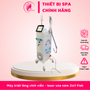 Máy triệt lông vĩnh viễn - laser xóa nám 2in1 Fish mới nhất 2022