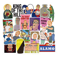 พร้อมส่ง King of the Hill Sticker สติกเกอร์กันน้ำรูปแบบที่แตกต่างกัน 50ชิ้น Cartoon