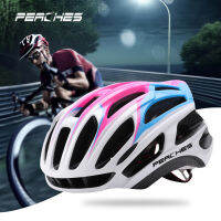 PROFESSPORT หมวกกันน็อคจักรยาน RS Peaches MTB หมวกกันน็อคขับขี่บนถนนระบายความร้อนด้วย4D หมวกกันน็อคขี่ดูดอากาศขนาดใหญ่ป้องกันที่แข็งแกร่ง Aug.