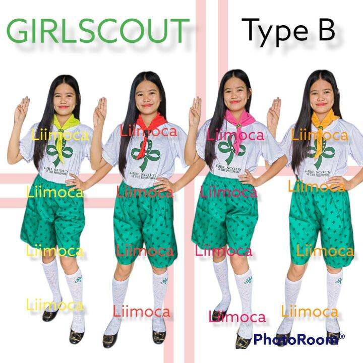 L.CO'S LIIMOCA'S SCHOOL UNIFORM CAMPING SCOUT TYPE B (GSP) SET JUNIOR