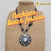 Andaman seashell สร้อยคอเครื่องประดับ Necklace Beach fashionจากลูกปัด จี้จากเปลือกหอย Abalone แท้  1-16