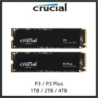 Crucial P3 / P3 Plus 1TB 2TB 4TB PCIe 4.0 Gen4 NVMe M.2 Storage Spacious Solid State Drive