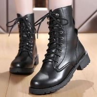 COD dsdgfhgfsdsss British Biker Martins Mid-thigh Knights Boot 2020 new handsome thick heel platform ankle boot military boot H3IL