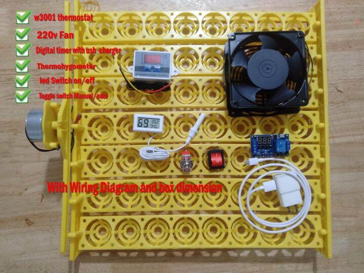 W3001 Eggtray Kit automatic DIY incubator Kit Lazada PH
