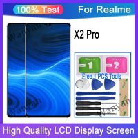 6.5 inch Original AMOLED For Realme X2 Pro RMX1931 LCD Display Touch Screen Digitizer Replacement