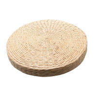 Floor Cushion Pad Beige Pillow Mat Seat Cushion Dining Room Furniture 40*6cm Handmade Outdoor Pad Home Decor Straw Weave Garden