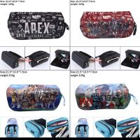 Game Apex Legends Canvas Pencil Case Student Penbag Women Makeup Bags Cosmetic Bag Portable Zipper Stationery Bag Handbags