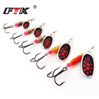 [hot]FTK Perch Pike 4g-14g Metal For Spoon Metal Bait Fishing Lure 1pcs Spiner Spinner Tackle Fishing Spinnerbait Lure Copper Trout