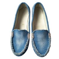 Women Casual Flat Shoes 2022 Spring Autumn Flat Loafer Women Shoes Slips Soft Round Toe Denim Flats Jeans Shoes Plus Size