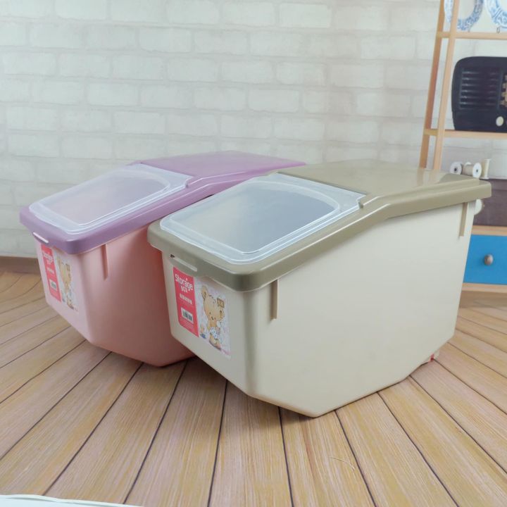gion-กล่องเก็บข้าวสาร-ถังเก็บข้าวสารพร้อมถ้วยตวง-rice-storage-box-with-cup-size-m-ขนาด-10-กิโลกรัม-รุ่น-sl1011