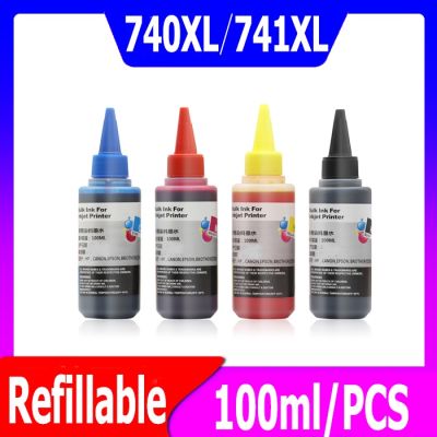 Canon PG 740 CL 741 PG 745 CL746 PG810 CL811 หมึกเติมสีดำสีเหลืองสีฟ้าสีแดง 30ml หมึกเติม