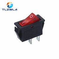 10PCS KCD3 ON-OFF 16A 2Pin Dot Illuminated SPST Snap-In Rocker Switch Single Pole 2 Position With 12/220 Volt LED