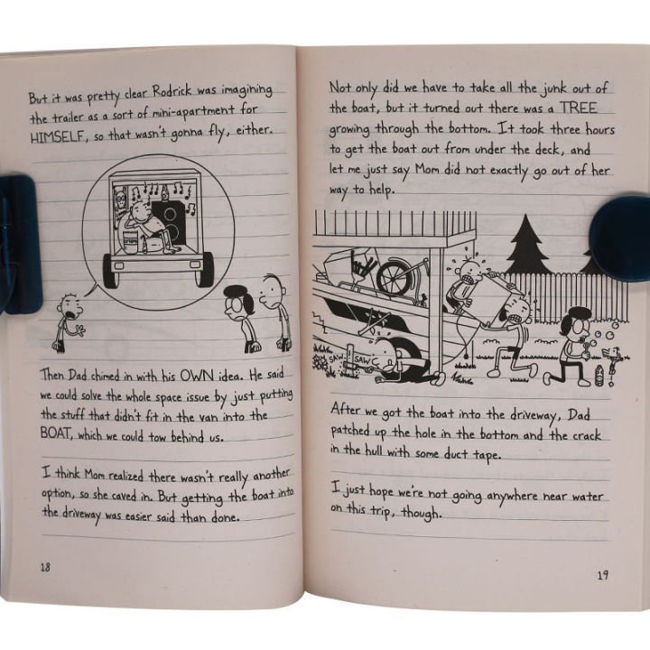 ไดอารี่ของเด็กไดอารี่ภาษาอังกฤษต้นฉบับของหนังสือเด็กwimpy-9หนังสือเด็กการเดินทางที่ยาวนาน9-12ปีการอ่านภาษาอังกฤษปกอ่อนขั้นสูง