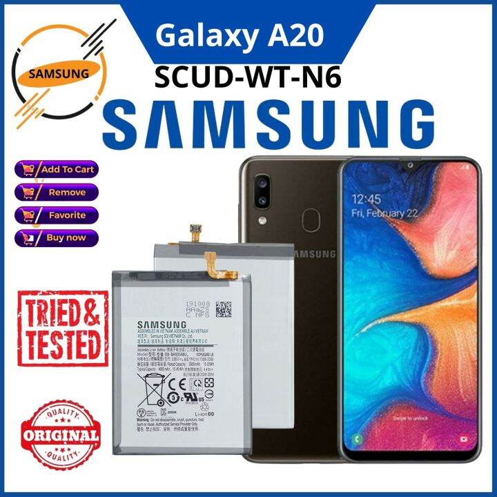 Samsung A20 Battery Original Genuine Battery Model;EBBA505ABU Lazada PH