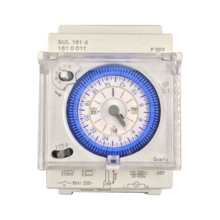 Analog Mechanical Timer Switch 110V-220V 24 hours Daily Programmable ...