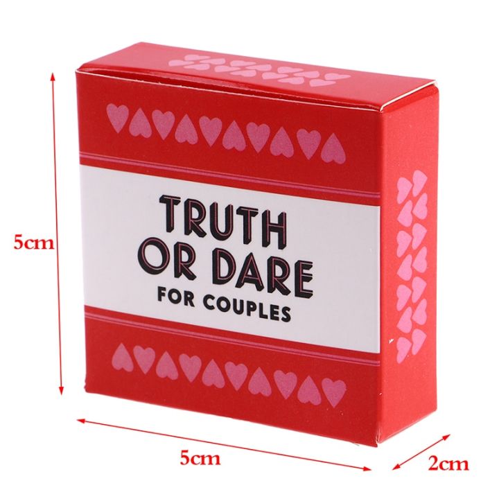 Truth Or Dare For Couples 51 Questions Date Night Card Game For Naughty Game Party Lazada Ph