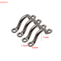 EOY 4pcs stainless STEEL 316สายรัดตา Saddle CLIP Boat Yacht เรือ Doorknob