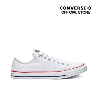 Converse รองเท้าผ้าใบ Sneakers คอนเวิร์ส ALL STAR OX WHITE ผู้ชาย ผู้หญิง unisex สีขาว M7652C M7652CWW