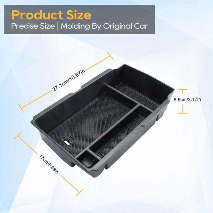 กล่องเก็บของคอนโซลกลางรถยนต์สำหรับฮอนด้า-crv-2023-abs-สีดำอุปกรณ์เสริมที่เก็บฟิวส์บ็อกซ์รถยนต์เหมาะสำหรับถุงมือ-p6i4ที่เท้าแขน