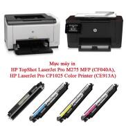 Hộp mực in màu cho máy in Hp LaserJet CP1025