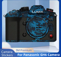 GH6รูปลอกผิวไวนิลห่อฟิล์ม Mirrorless กล้องร่างกายป้องกันสติ๊กเกอร์ป้องกันเสื้อ Panasonic Lumix DC-GH6